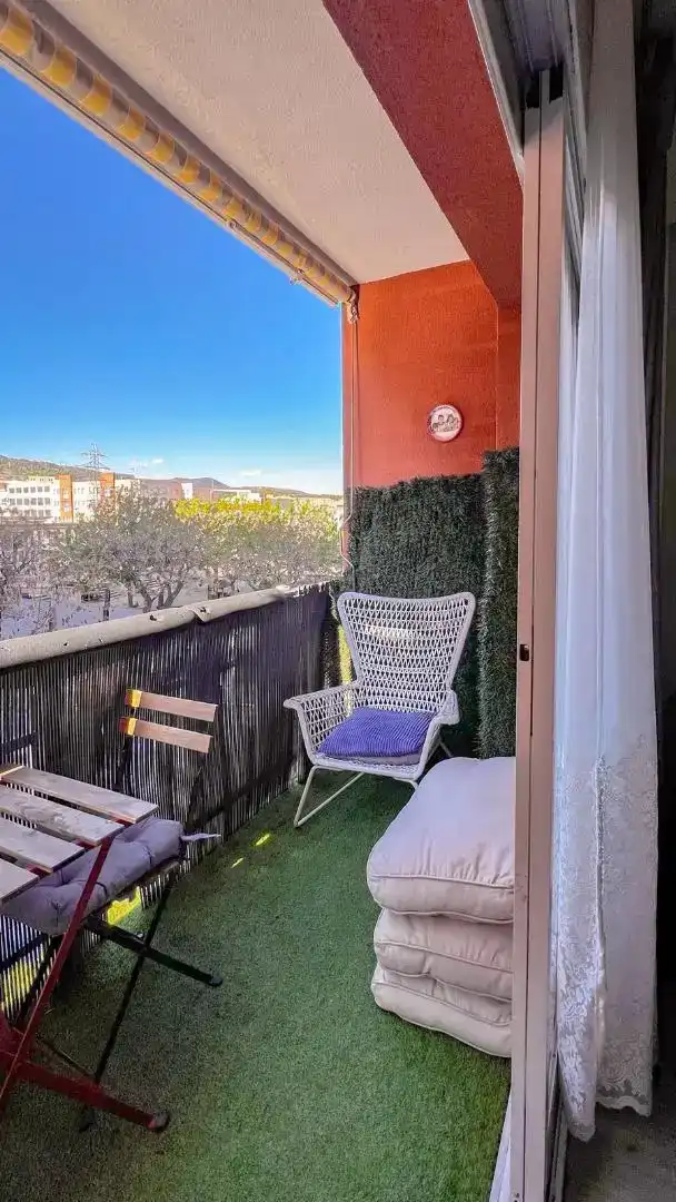 Terrasse von Wohnung zum Verkauf in Mataró mit Klimaanlage und Balkon