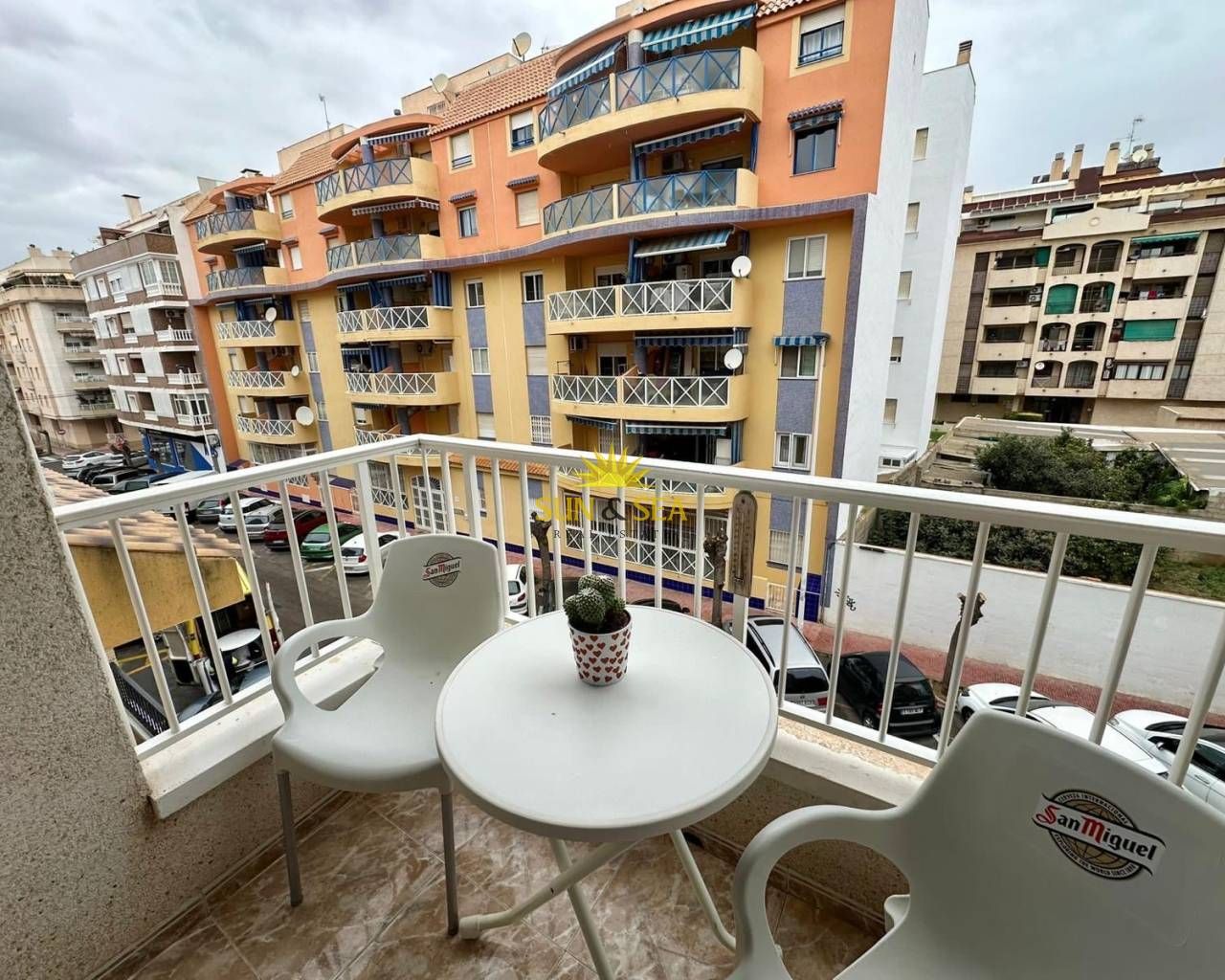 Balcony of Apartment to rent in Torrevieja  with Air Conditioner, Heating and Furnished
