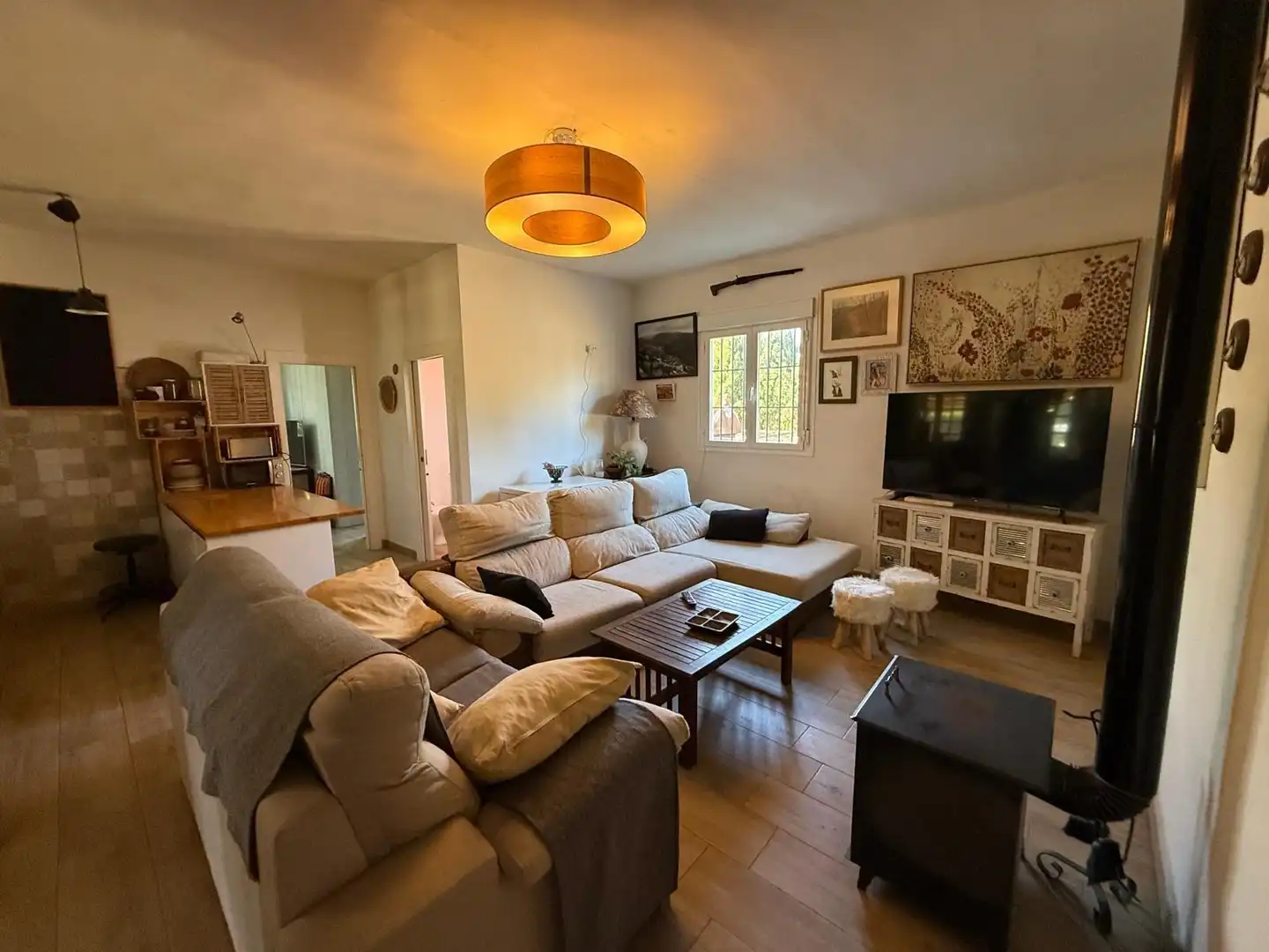 Sala de estar de Casa o chalet en venta en Mollina con Aire acondicionado, Terraza y Trastero
