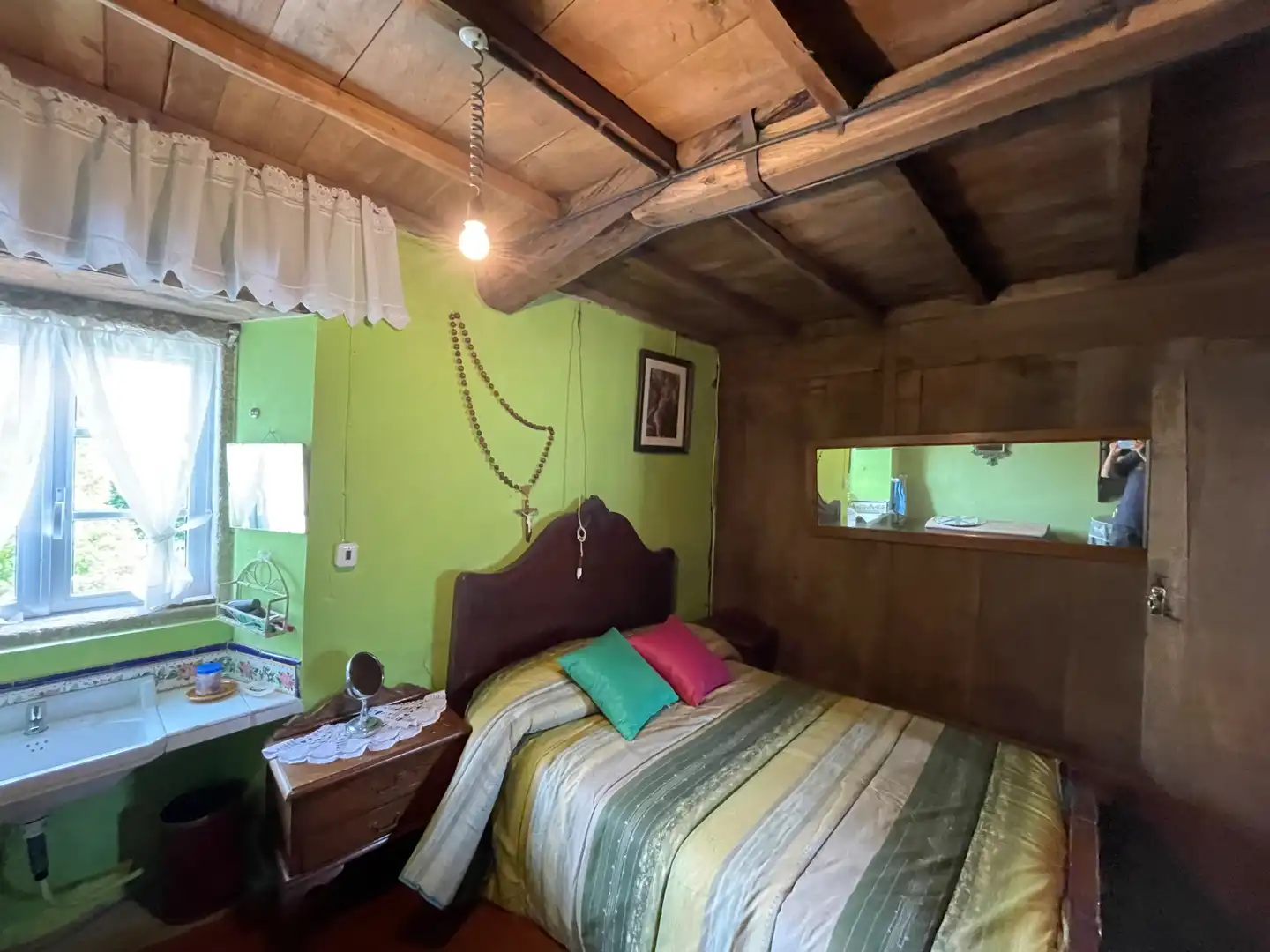 Bedroom of Houses for sale in As Somozas   with Private garden, Furnished and Oven