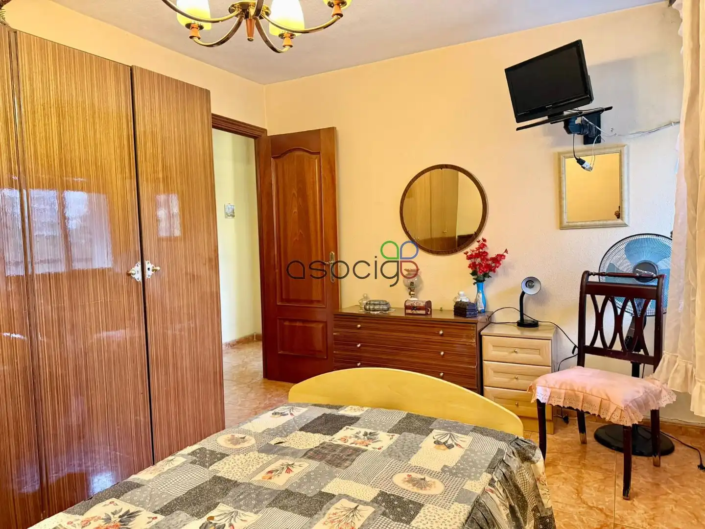 Bedroom of Flat for sale in Guadalajara  with Heating and Terrace