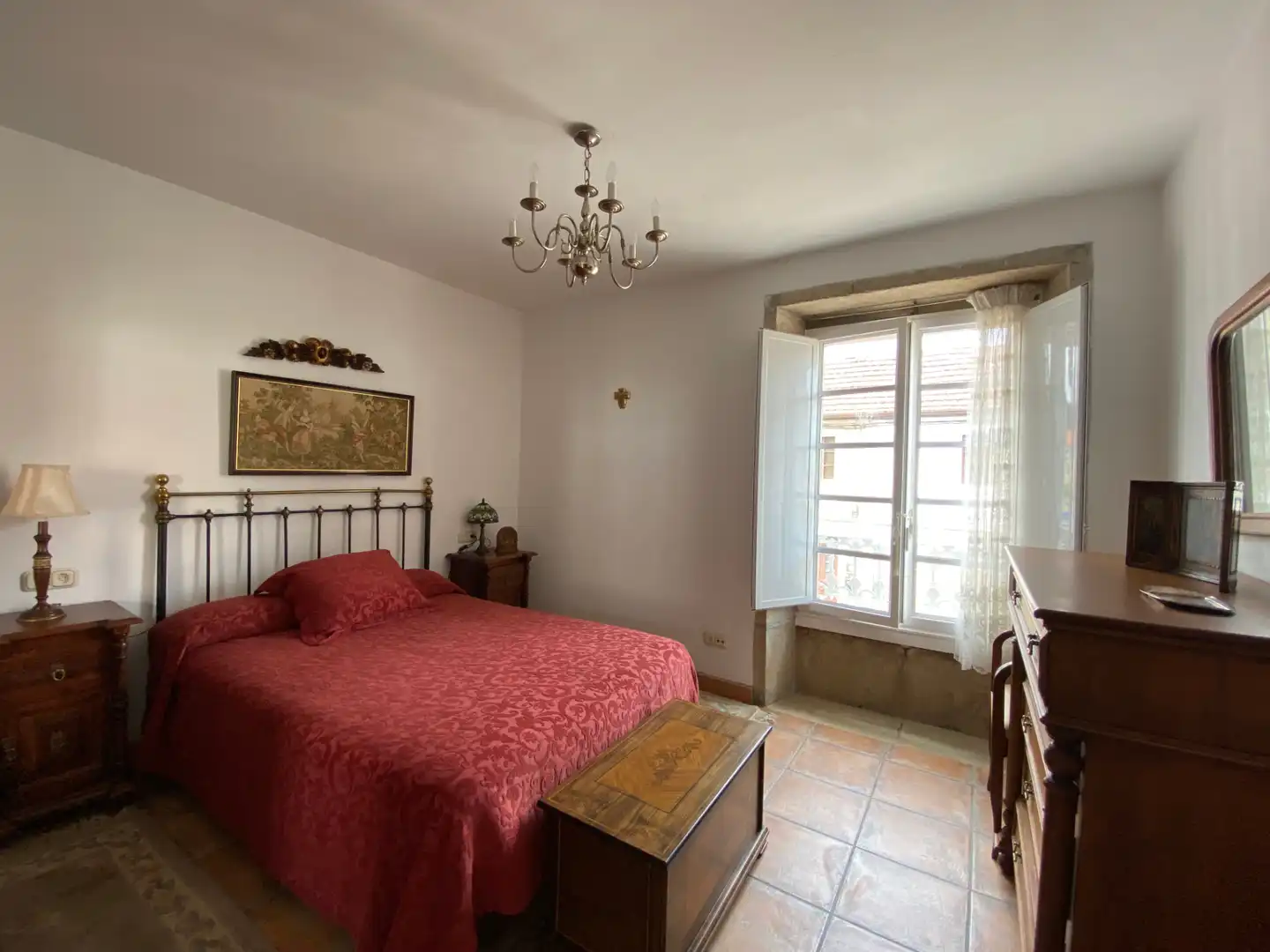 Bedroom of Houses for sale in A Estrada   with Heating, Private garden and Terrace