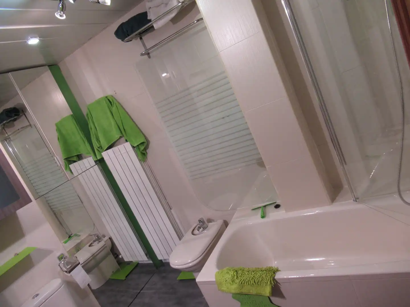 Baño de Piso de alquiler en Zaragoza con Calefacción, Parquet y Amueblado