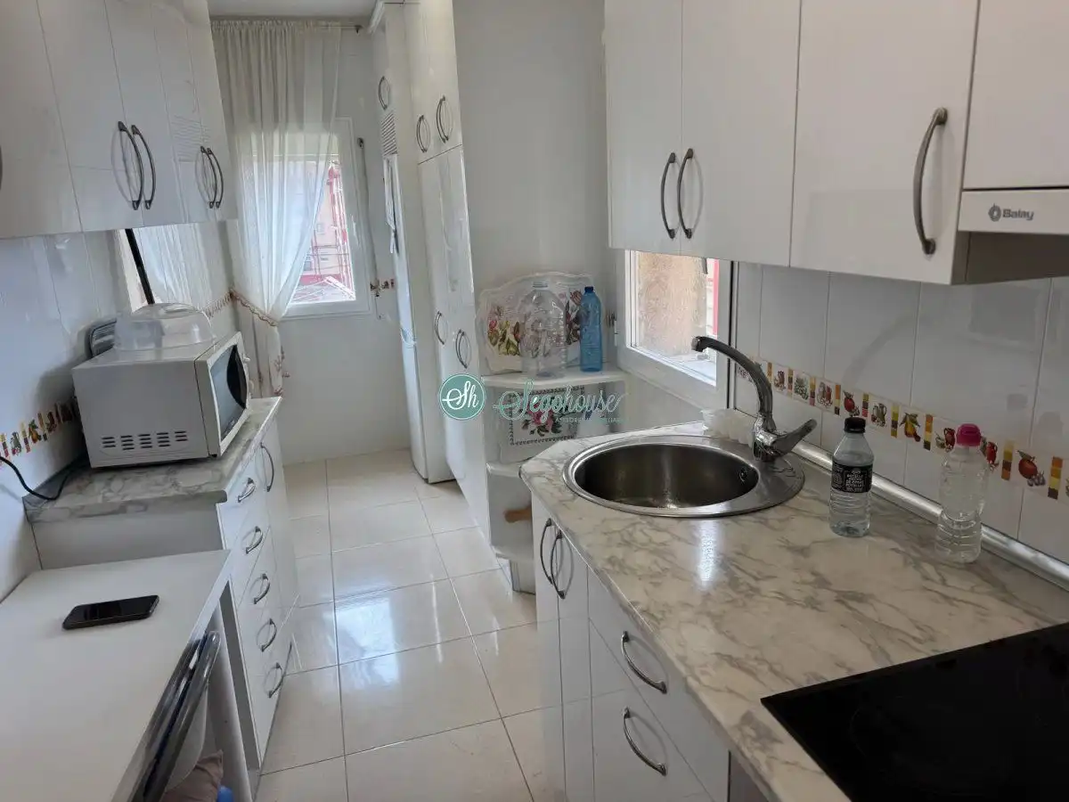 Kitchen of Flat for sale in Segovia  with Heating, Storage room and Balcony