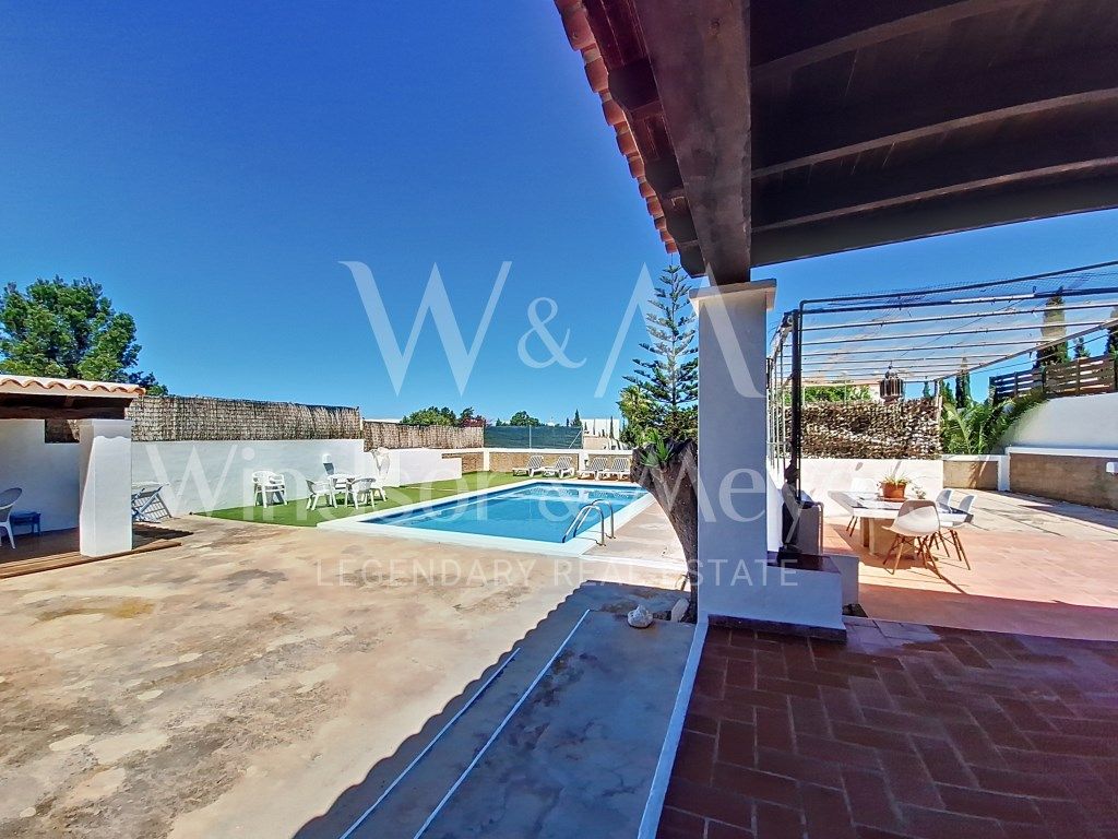 Exterior view of Country house for sale in Sant Josep de sa Talaia  with Air Conditioner, Terrace and Storage room