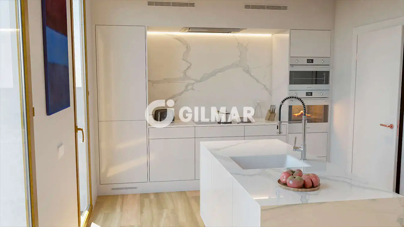 Cocina de Casa adosada en venta en Madrid con Calefacción, Jardín privado y Piscina
