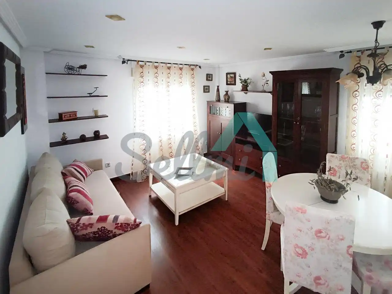 Living room of Flat for rent in Gijón   with Heating and Furnished