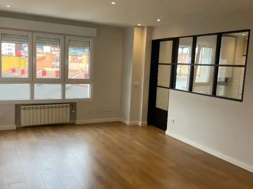 Living room of Flat for rent in Gijón   with Terrace and Balcony