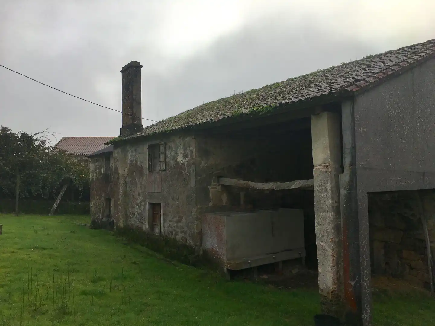 Vista exterior de Finca rústica en venta en Brión con Jardín privado
