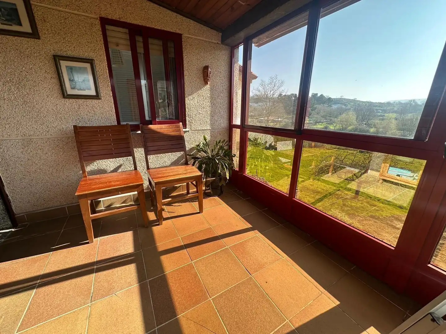 Terrassa de Casa o xalet en venda en Allariz amb Calefacció, Jardí privat i Moblat