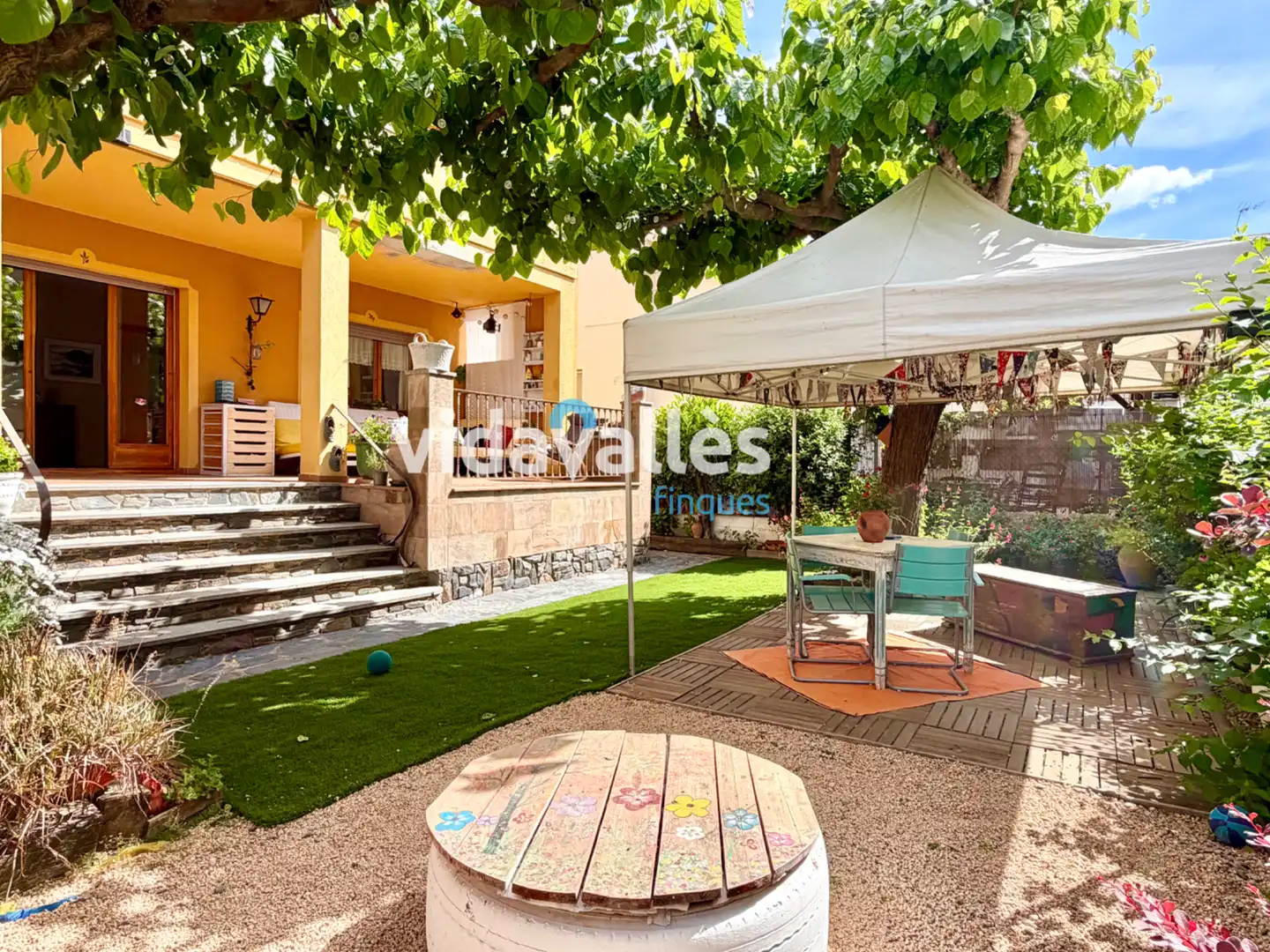 Terrasse von Haus oder Chalet zum Verkauf in Cardedeu mit Heizung, Privatgarten und Parkett