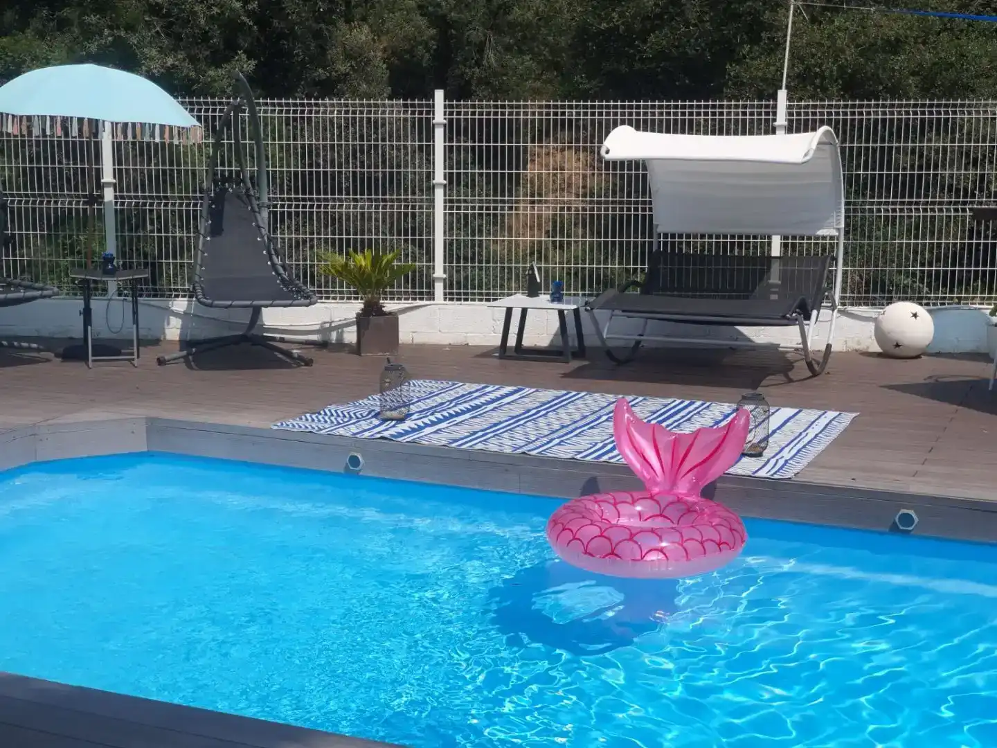 Swimming pool of Houses for rent in Dosrius  with Air Conditioner, Swimming Pool and Furnished