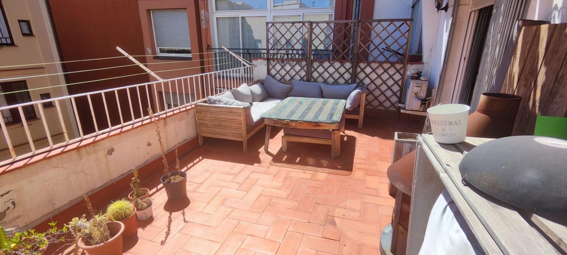 Terrace of Attic to rent in  Barcelona Capital  with Parquet flooring, Terrace and Balcony