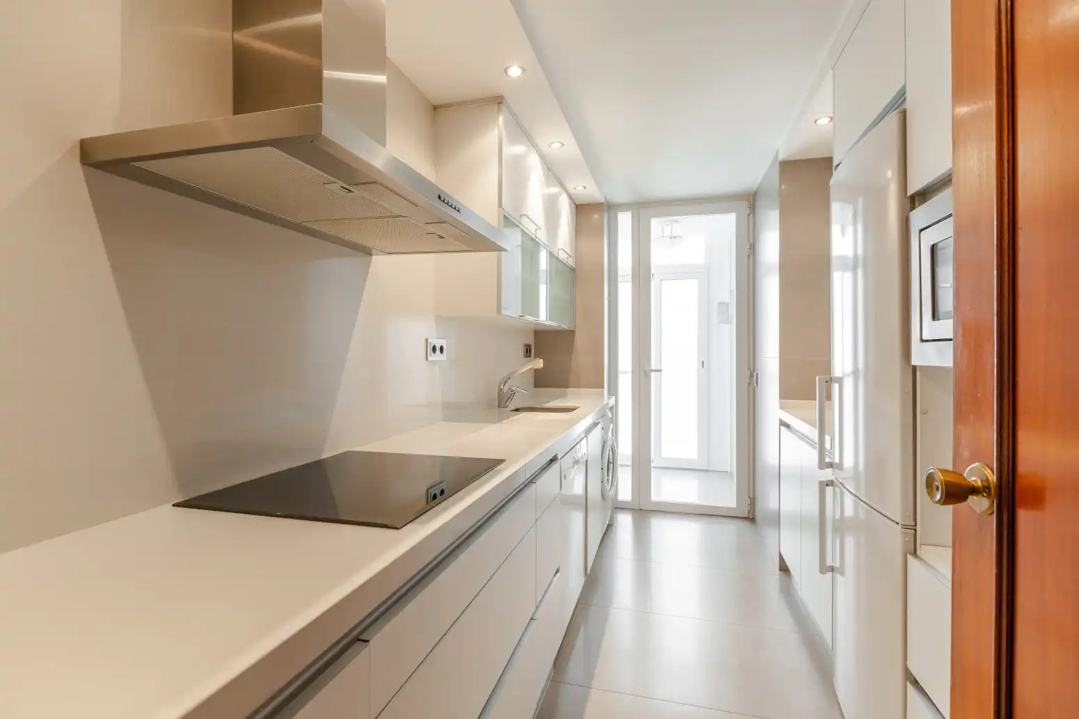 Cocina de Piso en venta en  Pamplona / Iruña con Calefacción, Terraza y Amueblado
