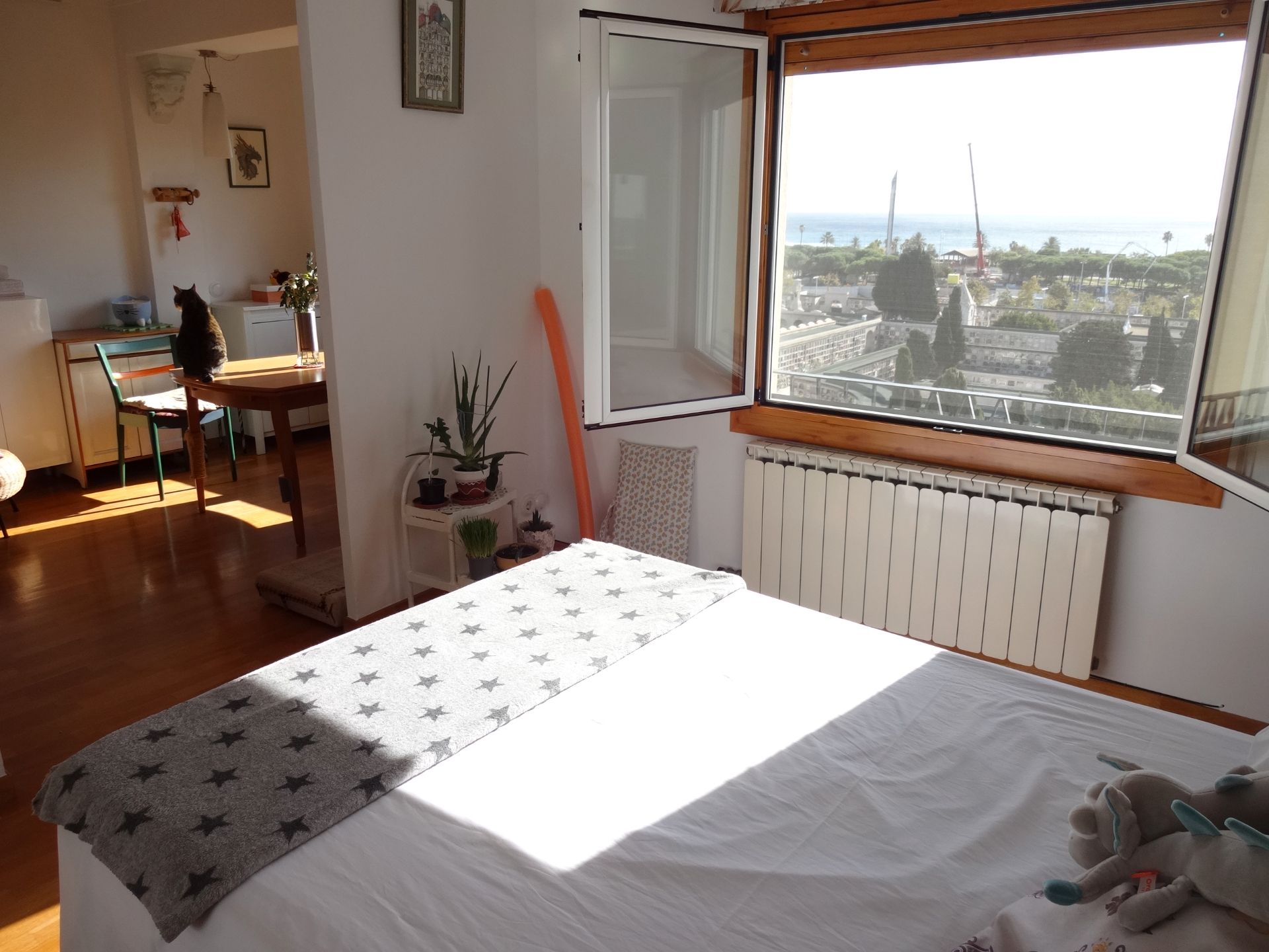 Bedroom of Flat for sale in  Barcelona Capital  with Heating, Parquet flooring and Oven