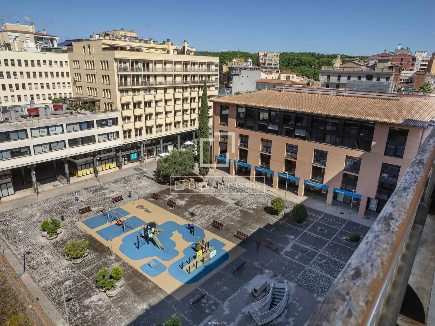 Außenansicht von Dachboden zum Verkauf in Girona mit Klimaanlage, Heizung und Terrasse