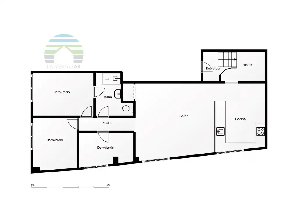 Wohnung zum Verkauf in Barcelona mit Klimaanlage und Heizung
