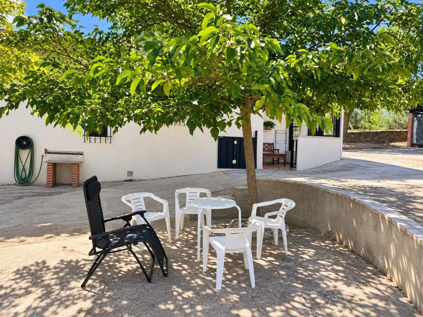 Terrace of Country homes for sale in Almansa  with Heating, Swimming Pool and Furnished