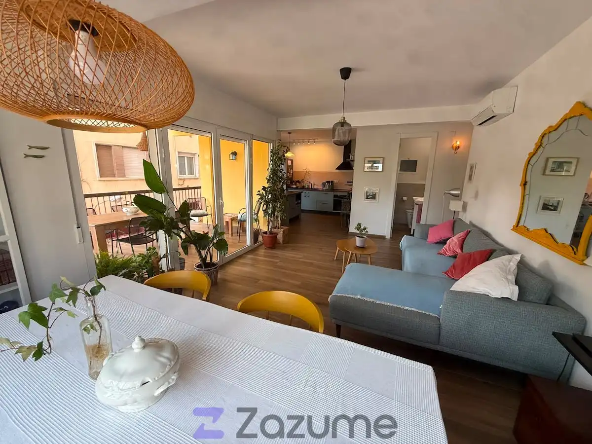 Living room of Flat for rent in Alicante / Alacant  with Air Conditioner, Terrace and Furnished