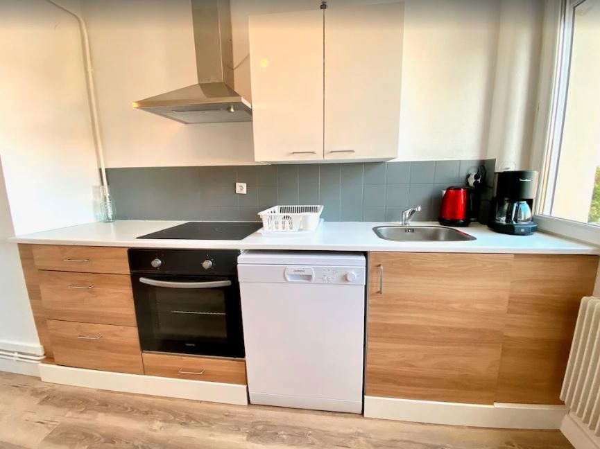 Kitchen of Flat to rent in Ferrol  with Furnished, TV and Pets allowed