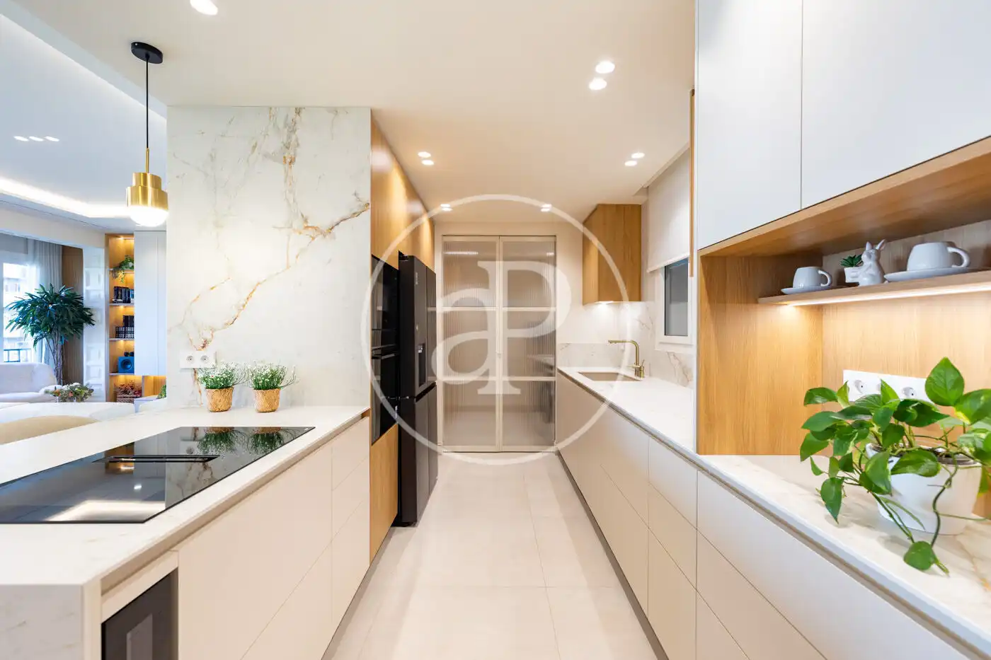 Kitchen of Flat for sale in Barcelona  with Air Conditioner, Heating and Furnished