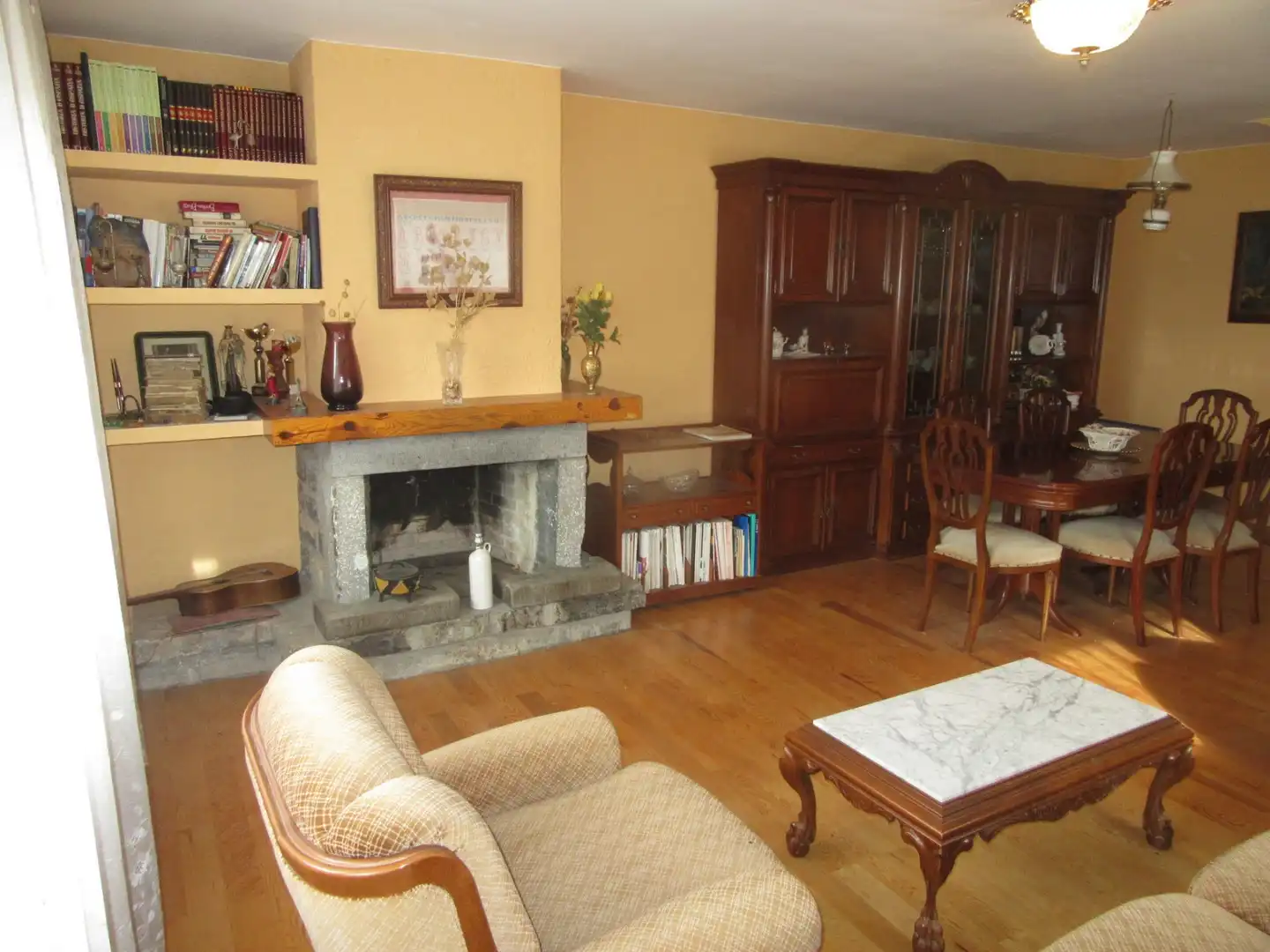 Sala de estar de Finca rústica en venta en Villanúa con Calefacción, Terraza y Trastero
