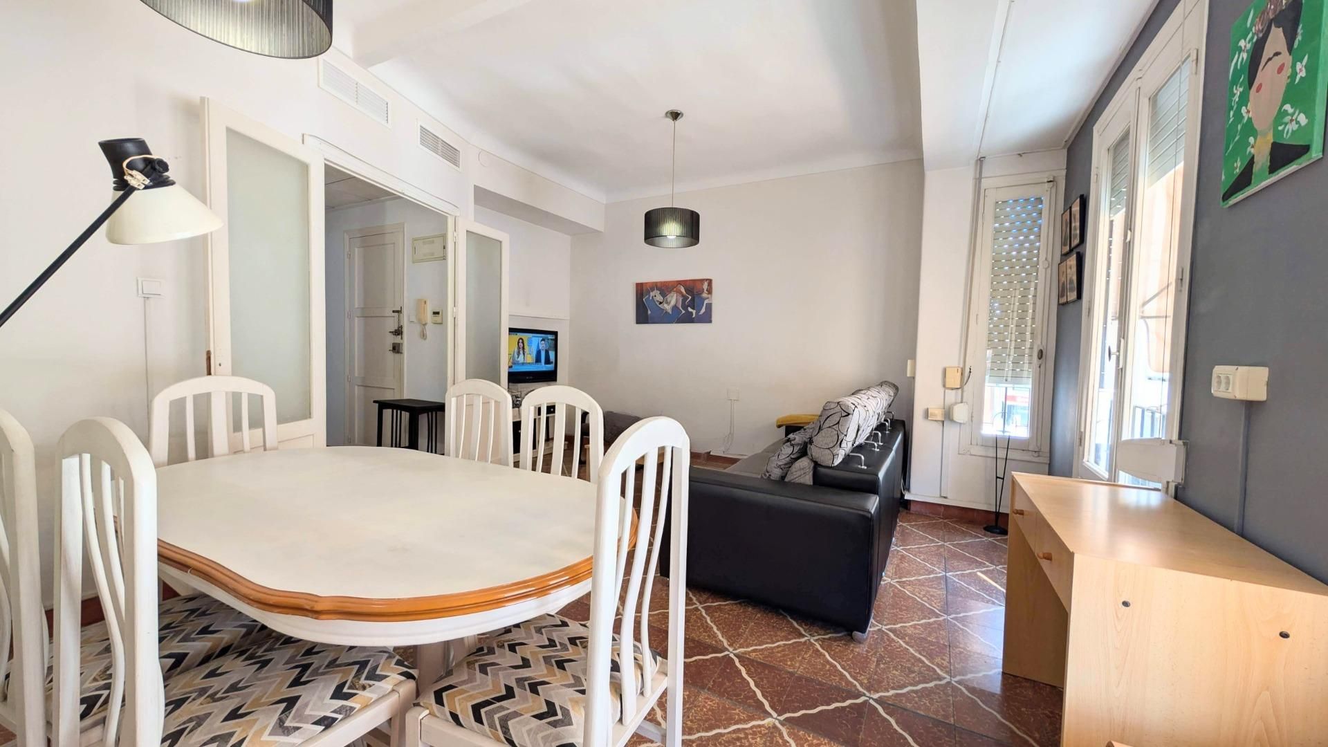 Living room of Flat for sale in Elche / Elx  with Air Conditioner and Balcony