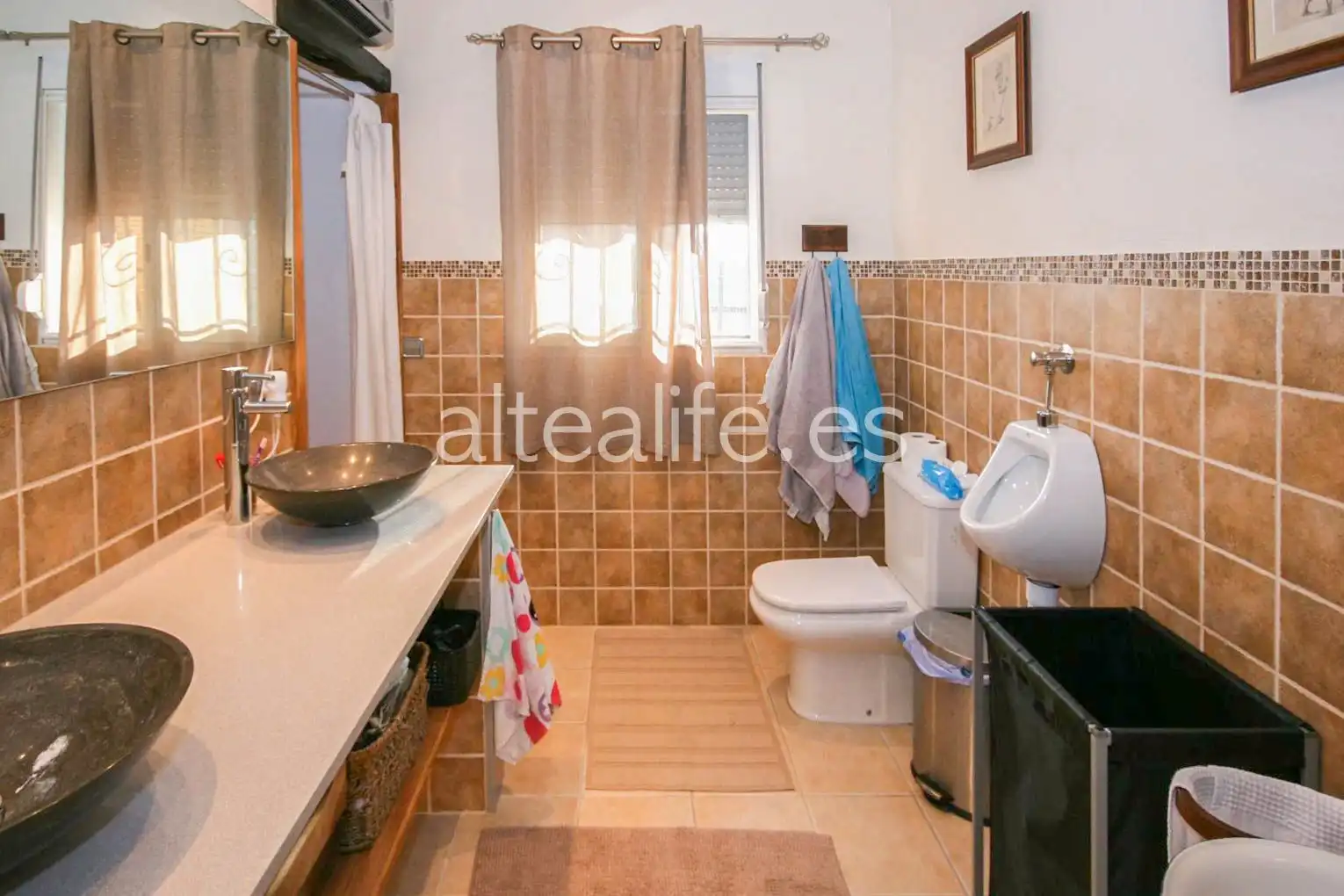 Badezimmer von Haus oder Chalet zum Verkauf in Altea mit Klimaanlage, Privatgarten und Terrasse