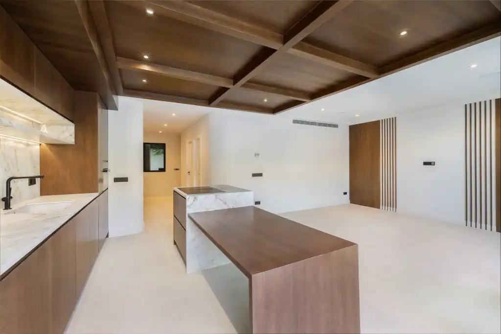 Küche von Einfamilien-Reihenhaus zum Verkauf in  Palma de Mallorca mit Klimaanlage, Heizung und Terrasse