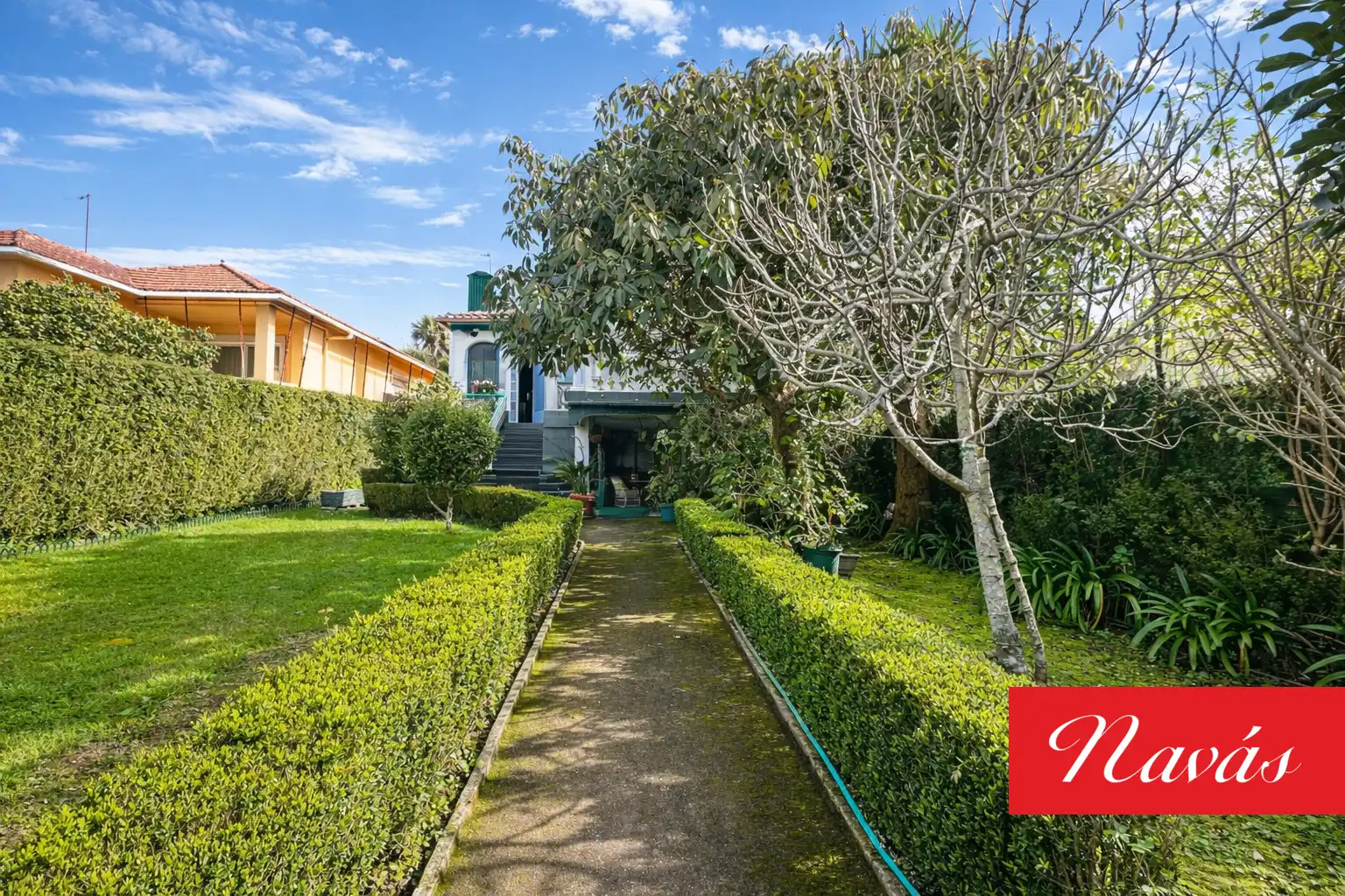 Jardí de Casa o xalet en venda en Vigo  amb Calefacció, Jardí privat i Terrassa
