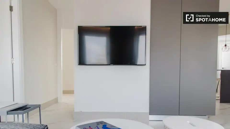 Sala de estar de Piso de alquiler en Valencia con Aire acondicionado, Calefacción y Amueblado