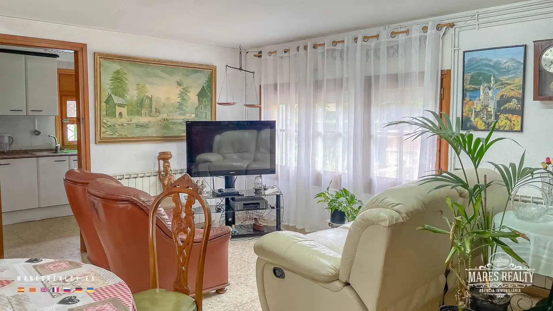 Sala d'estar de Casa o xalet en venda en Lloret de Mar amb Calefacció, Jardí privat i Terrassa