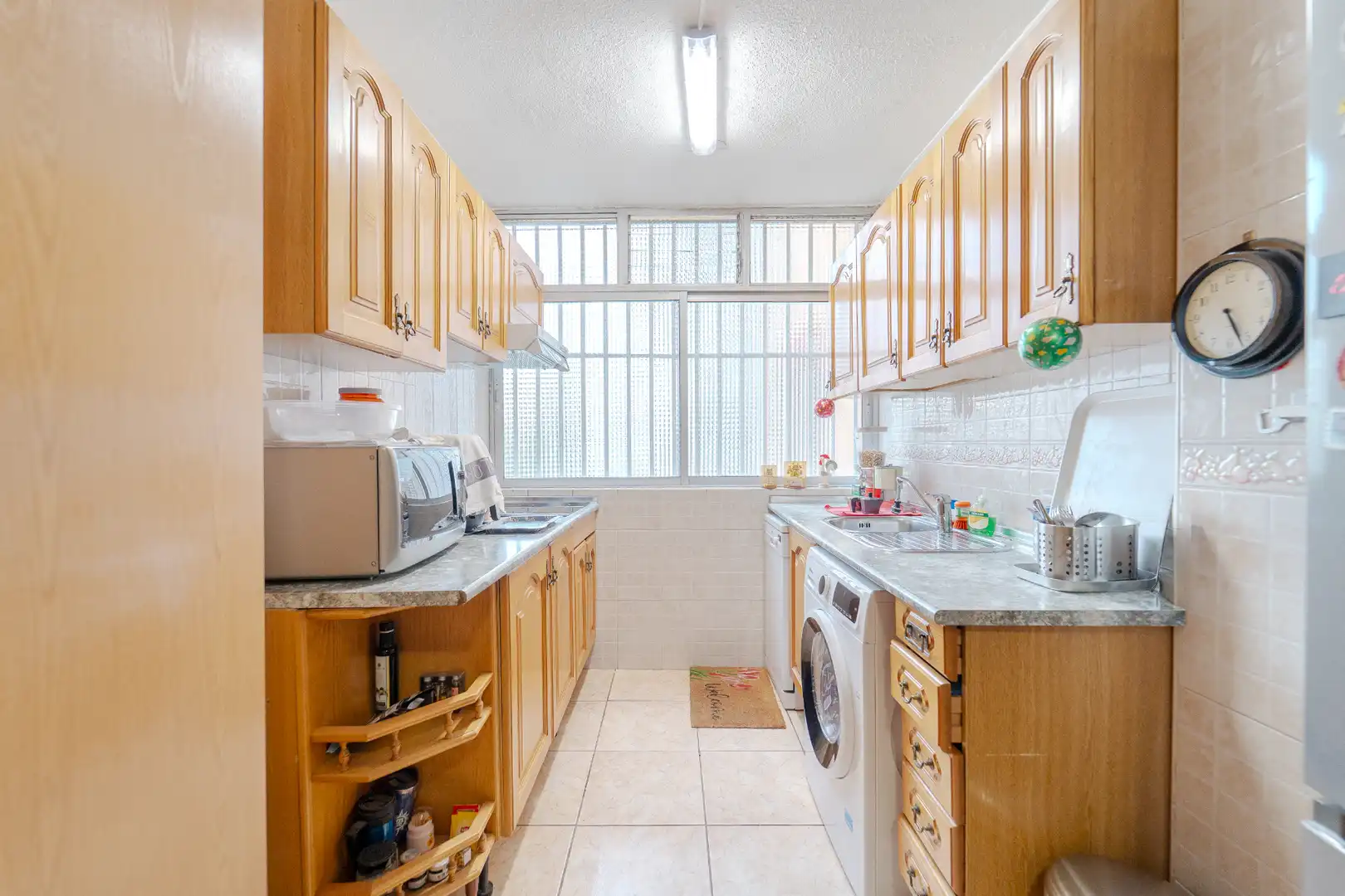 Kitchen of Flat for sale in Móstoles  with Heating, Terrace and Oven