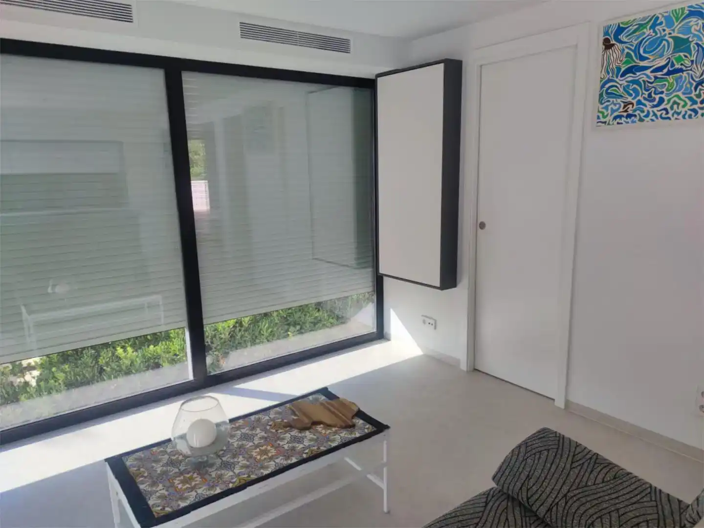 Balcony of Flat for rent in Dénia  with Air Conditioner, Private garden and Storage room