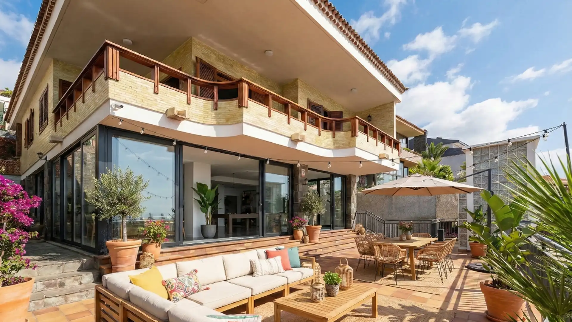 Terrace of Houses for sale in Las Palmas de Gran Canaria  with Heating, Private garden and Parquet flooring