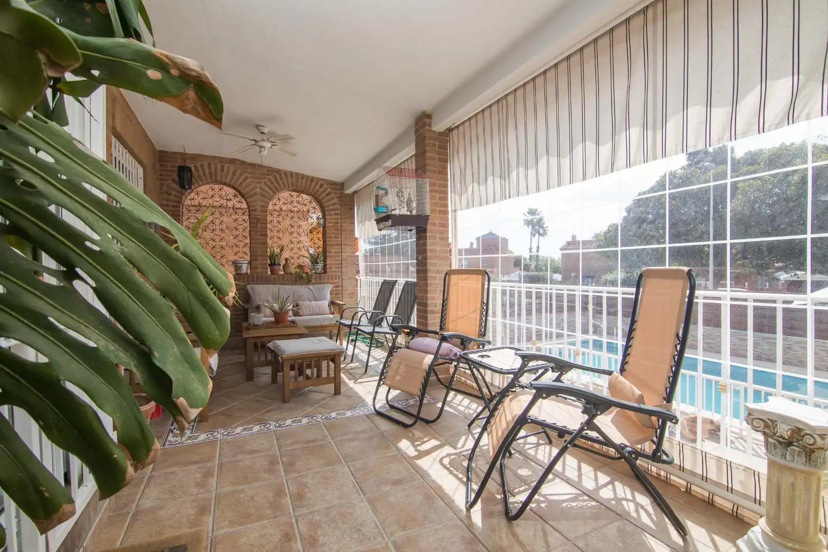 Terrassa de Casa o xalet en venda en Elche / Elx amb Aire condicionat, Terrassa i Piscina