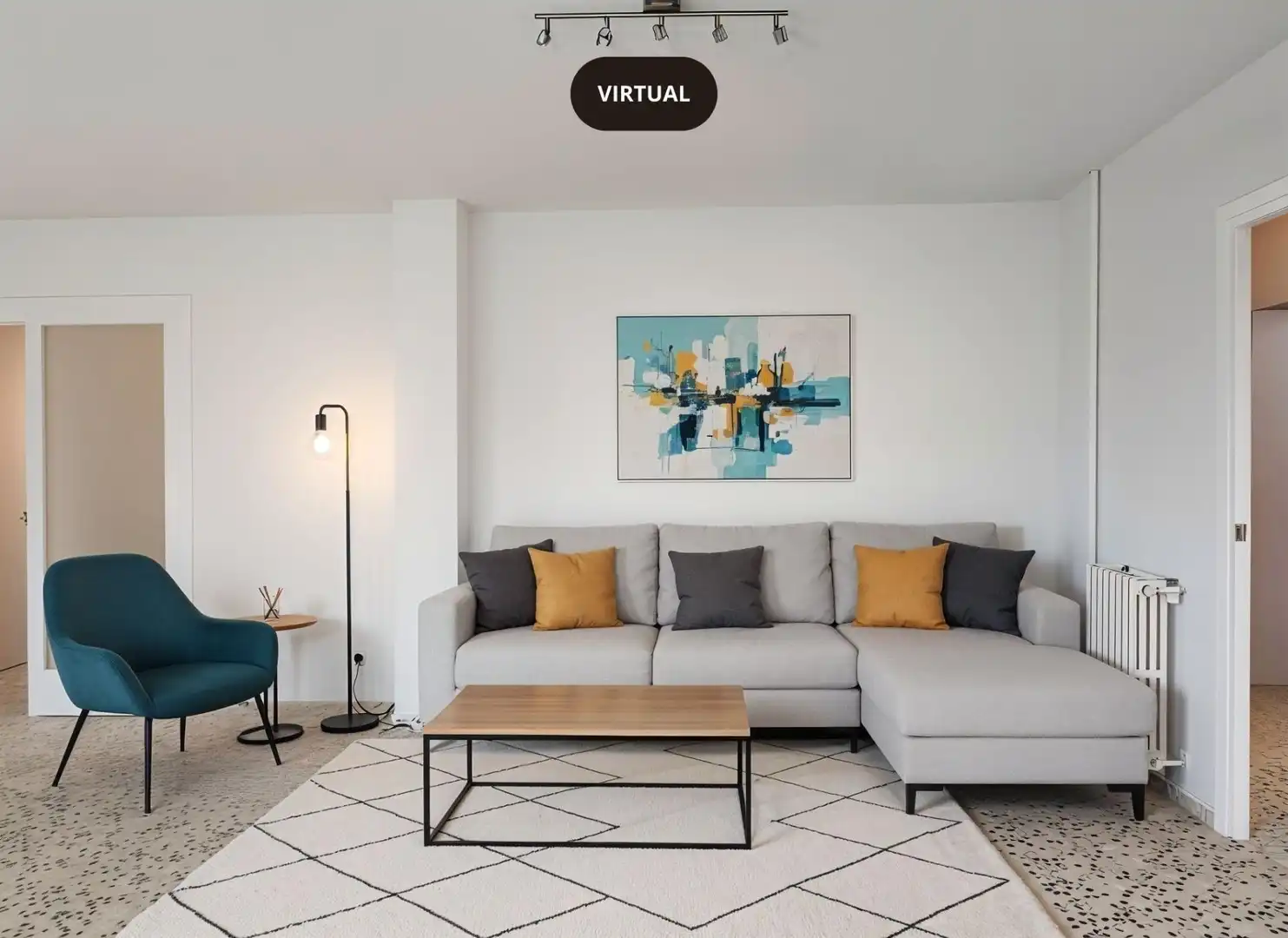 Wohnzimmer von Wohnung zum Verkauf in Tarragona mit Klimaanlage, Heizung und Terrasse