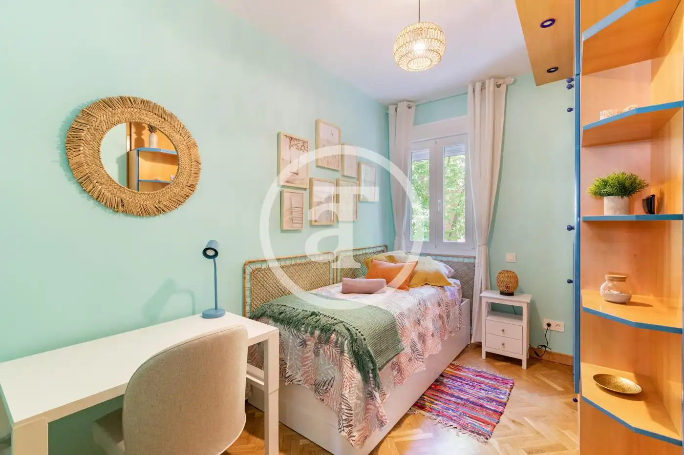Bedroom of Flat for rent in Madrid  with Air Conditioner, Heating and Furnished