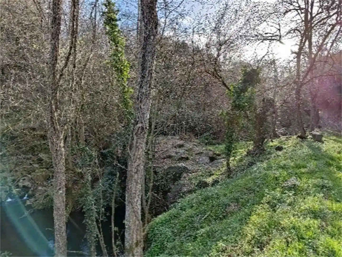 Vista exterior de Piso en venta en Santa Pau con Jardín privado, Parquet y Trastero