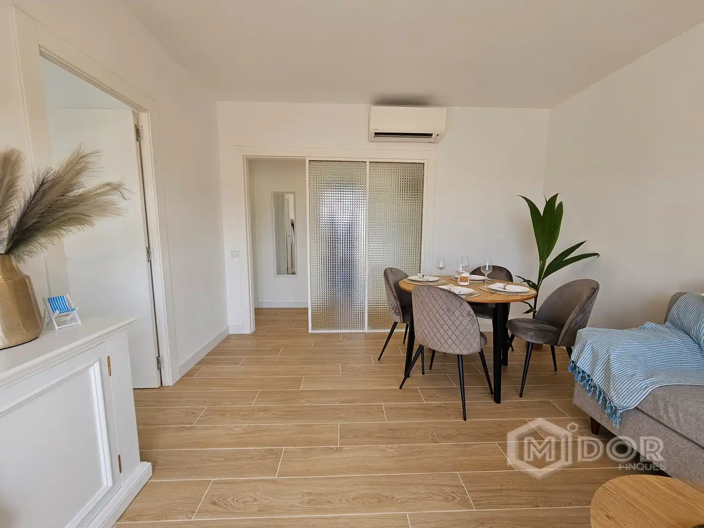 Dining room of Apartments for sale in Sant Feliu de Guíxols  with Air Conditioner, Furnished and Oven