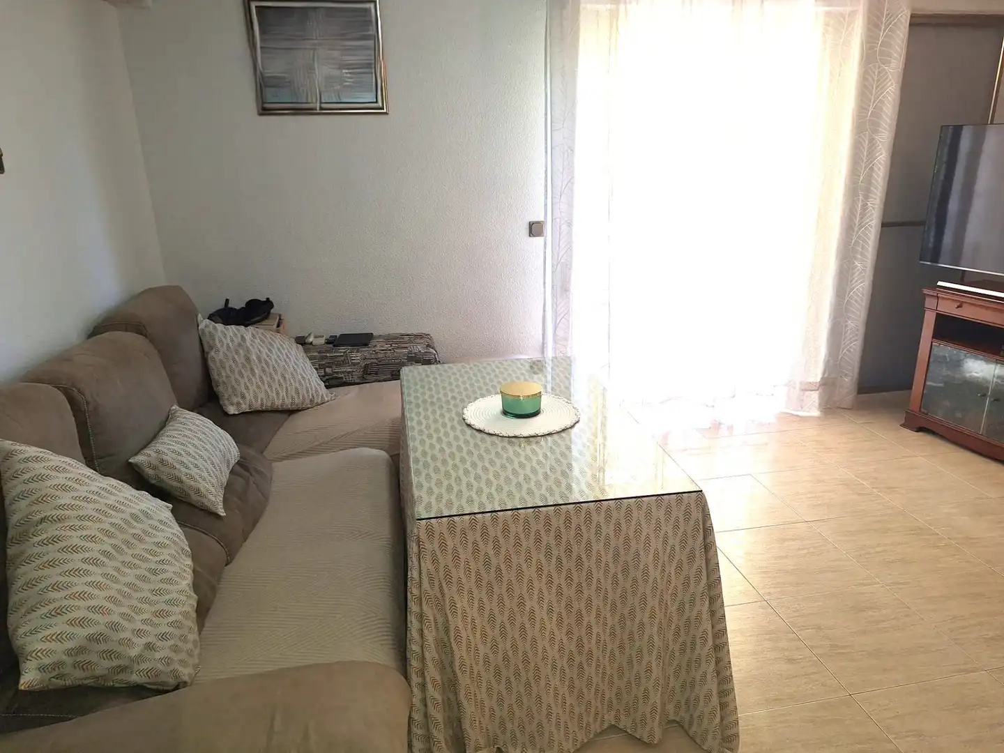 Sala de estar de Piso en venta en San Vicente del Raspeig / Sant Vicent del Raspeig con Aire acondicionado, Amueblado y Horno