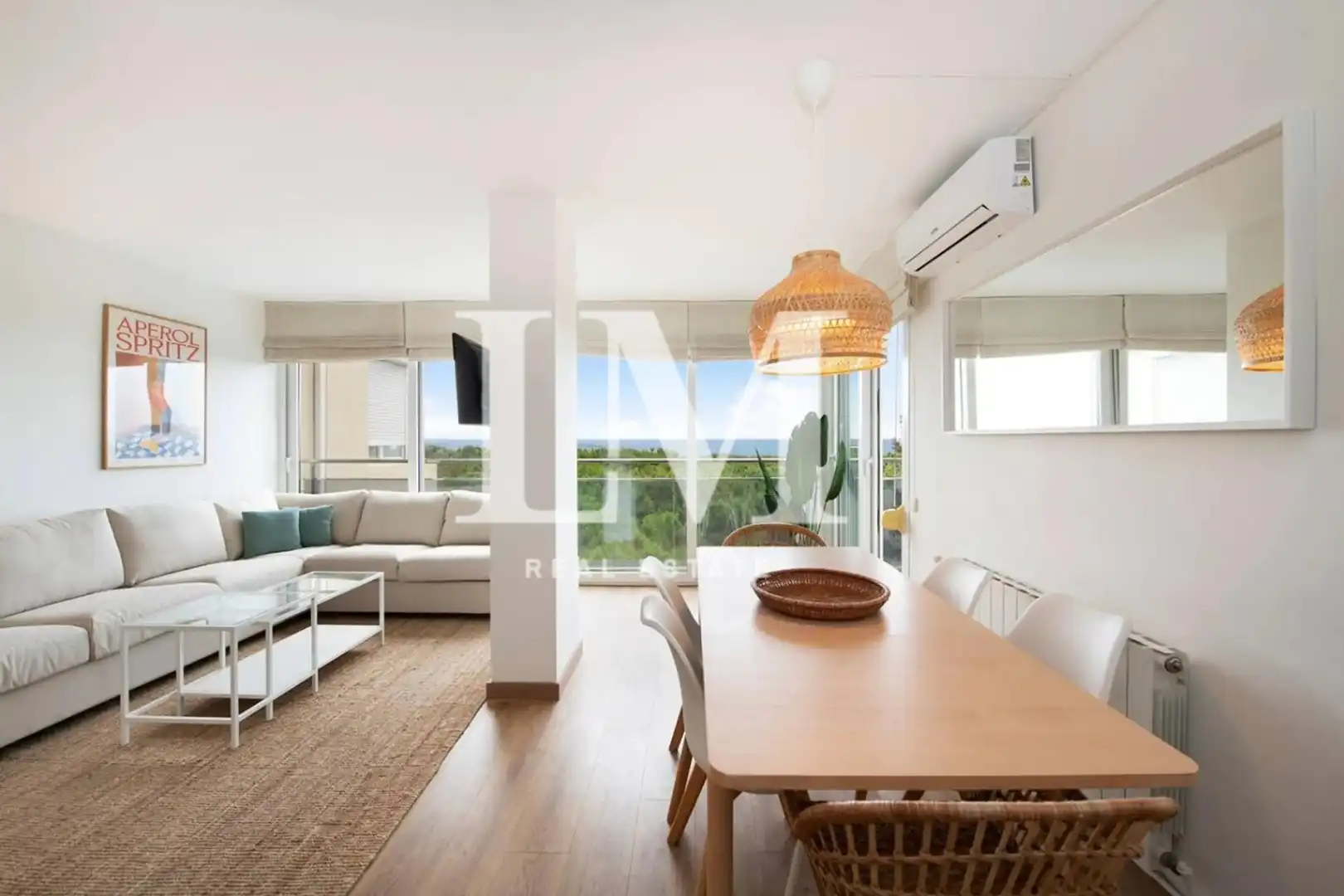 Sala de estar de Apartamento de alquiler en Gavà con Aire acondicionado, Terraza y Amueblado