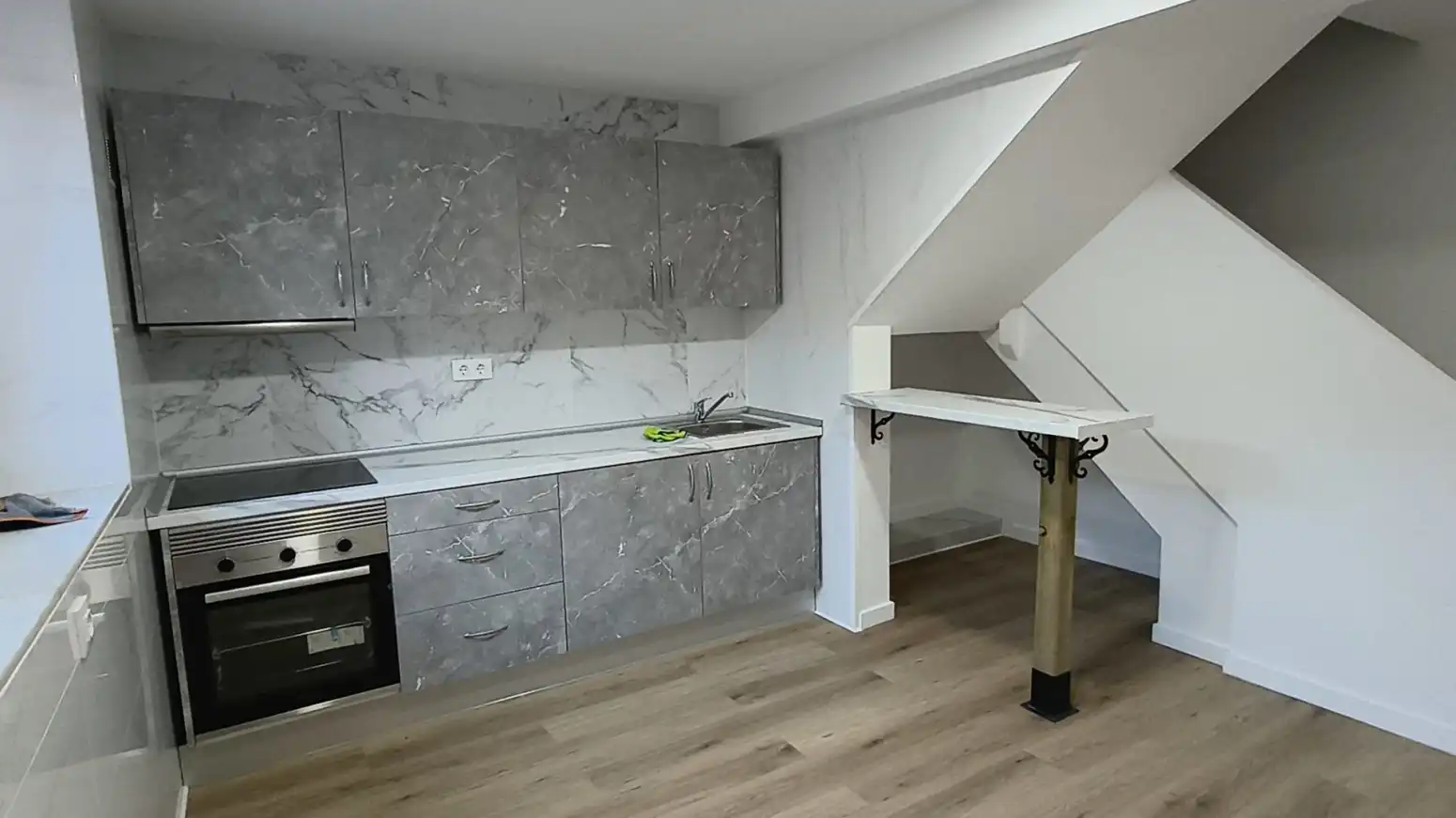Cocina de Casa adosada en venta en Santa Cruz de Bezana con Calefacción y Parquet