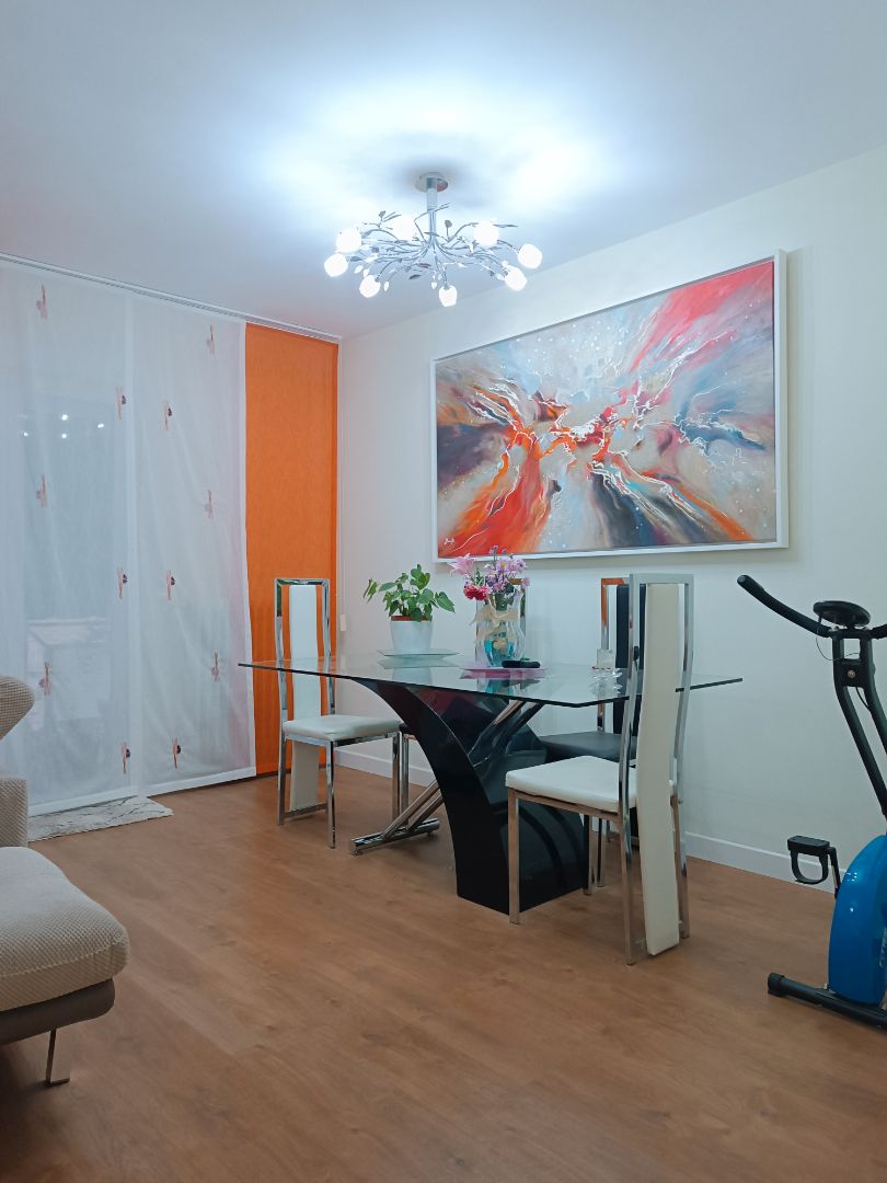 Menjador de Pis en venda en  Madrid Capital amb Aire condicionat, Calefacció i Parquet