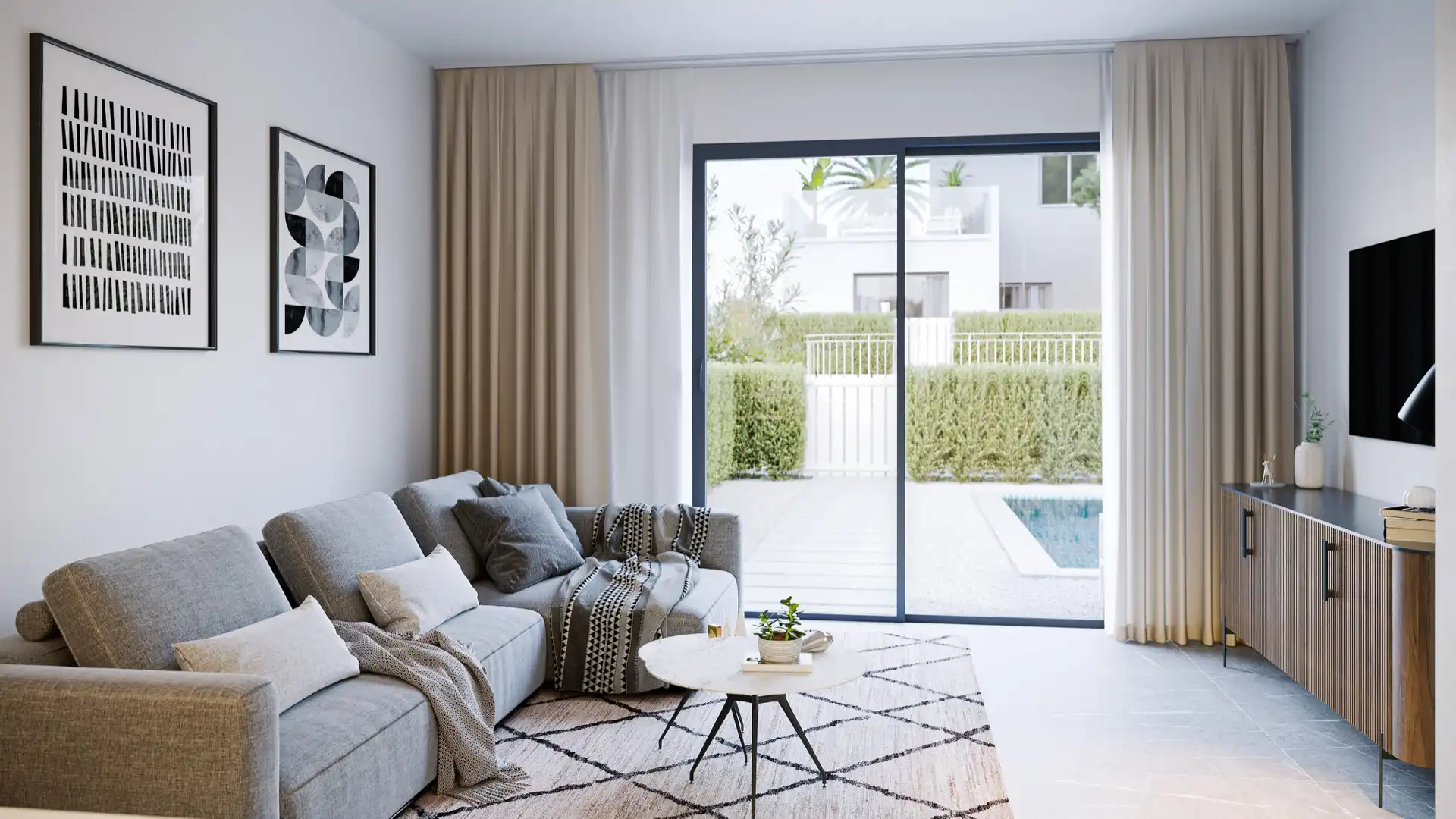Habitación de Casa adosada en venta en Murcia con Aire acondicionado, Jardín privado y Terraza