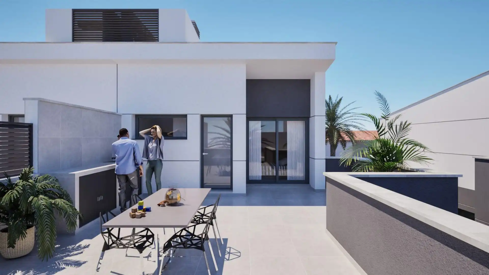 Terrassa de Casa o xalet en venda en Cartagena