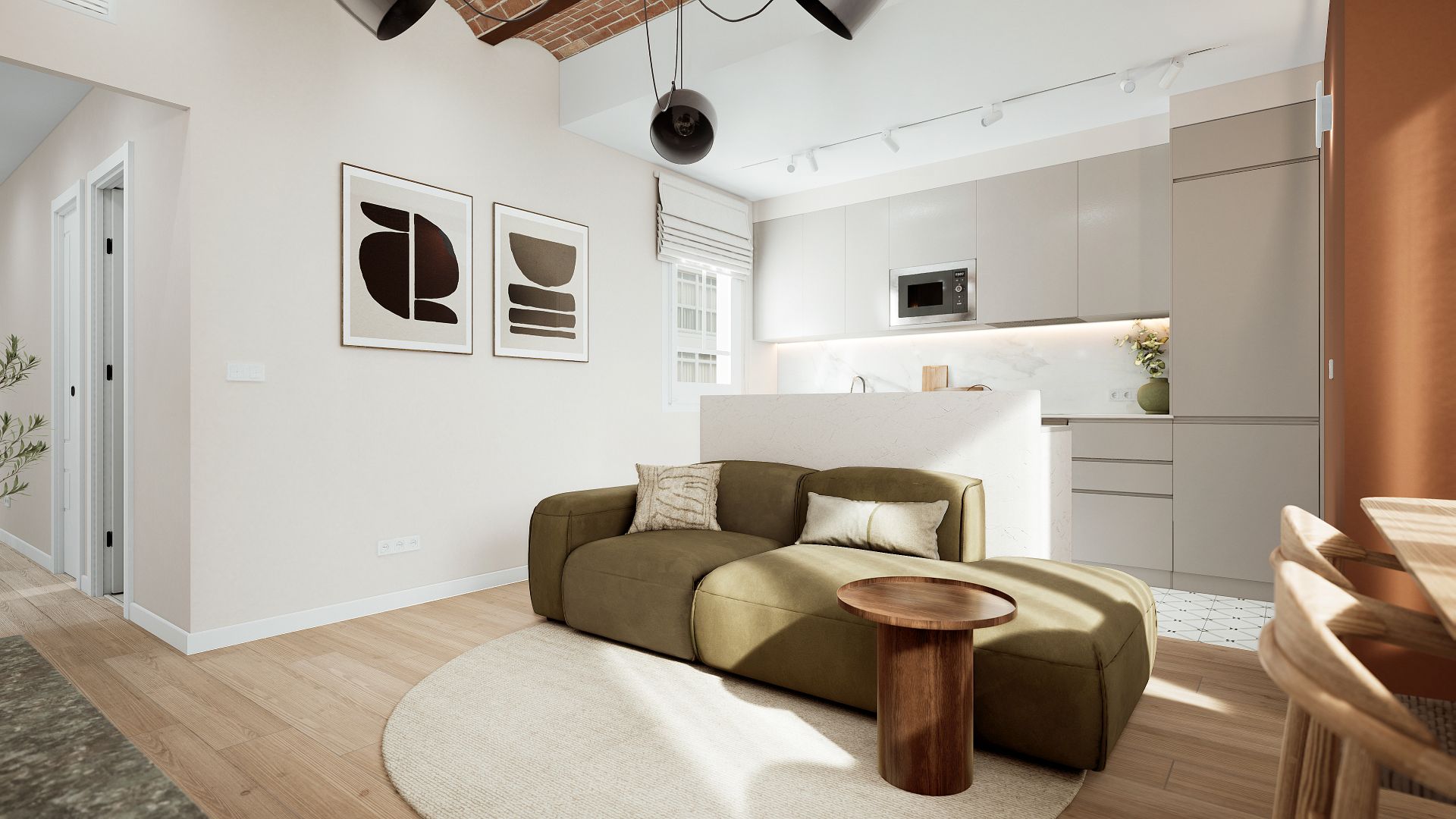 Sala d'estar de Pis en venda en  Barcelona Capital amb Aire condicionat, Calefacció i Forn