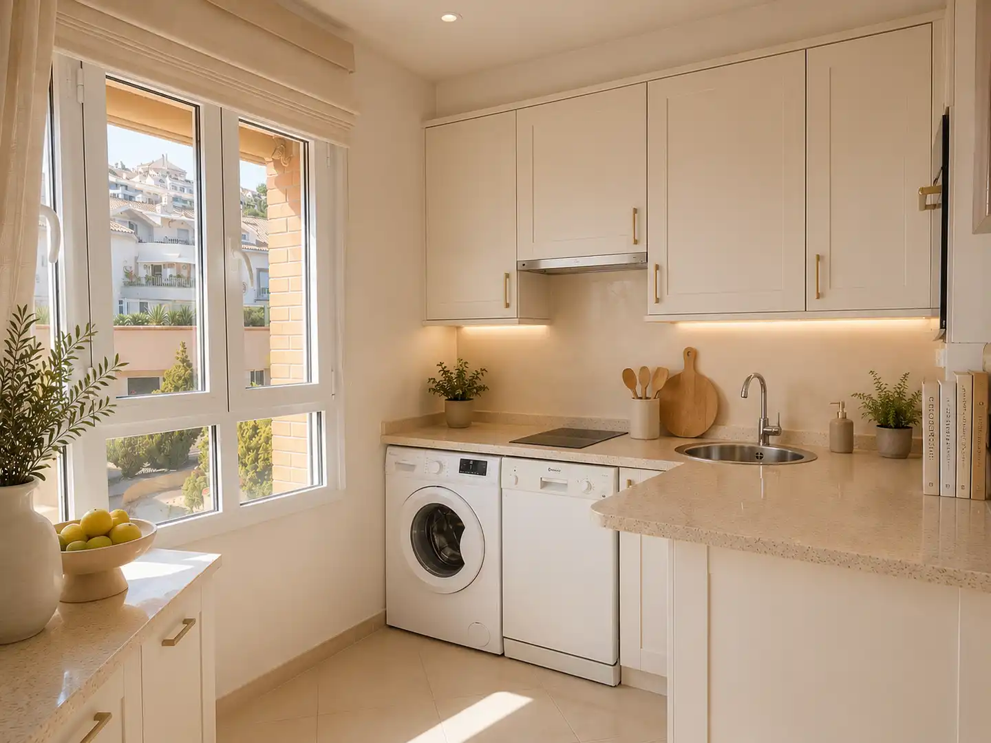 Cuina de Apartament en venda en Benalmádena amb Aire condicionat, Calefacció i Terrassa