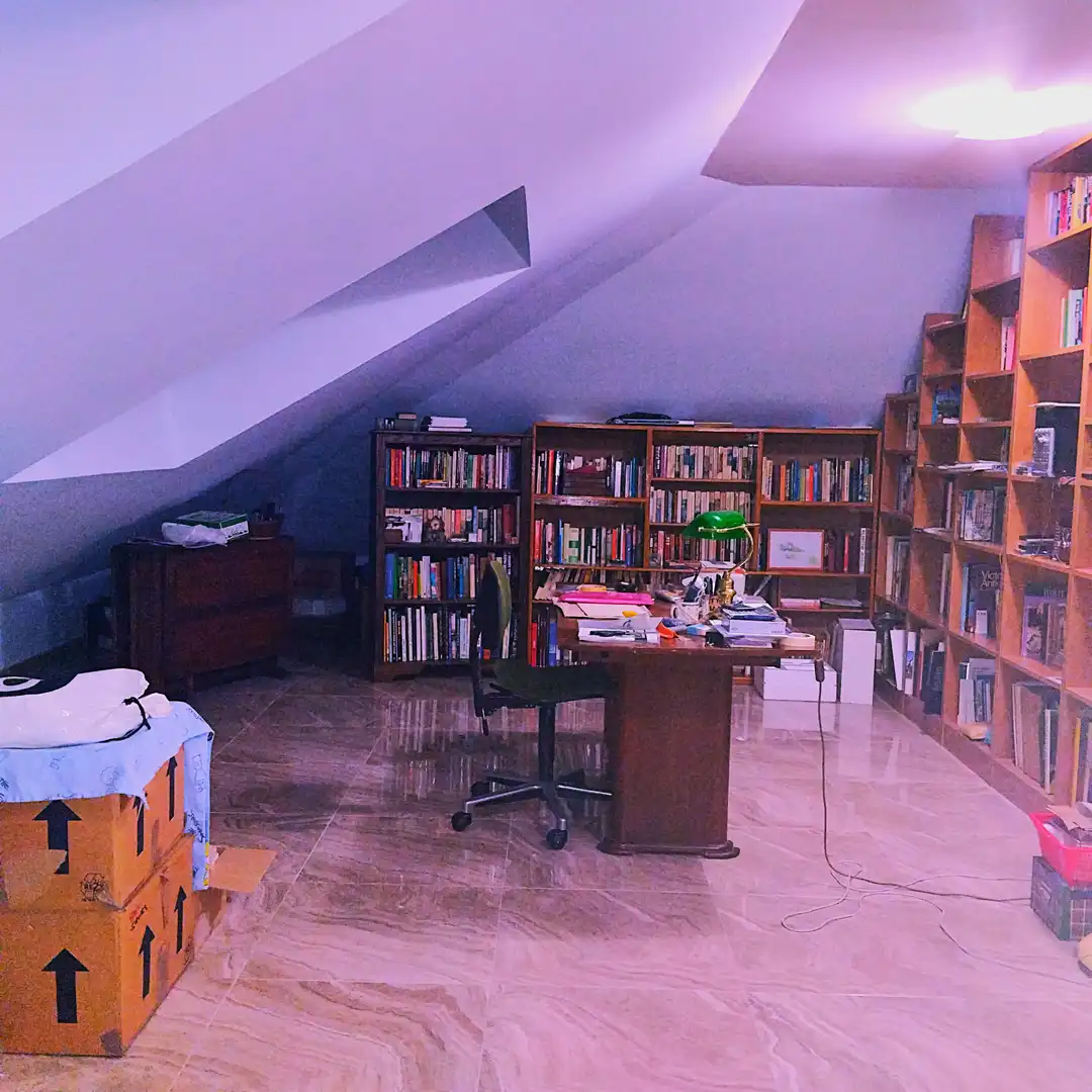 Living room of Houses for sale in El Escorial  with Heating, Private garden and Parquet flooring