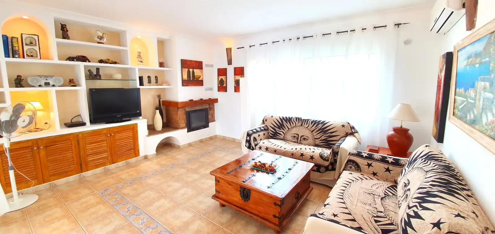Living room of Houses for rent in Dénia  with Air Conditioner, Heating and Private garden